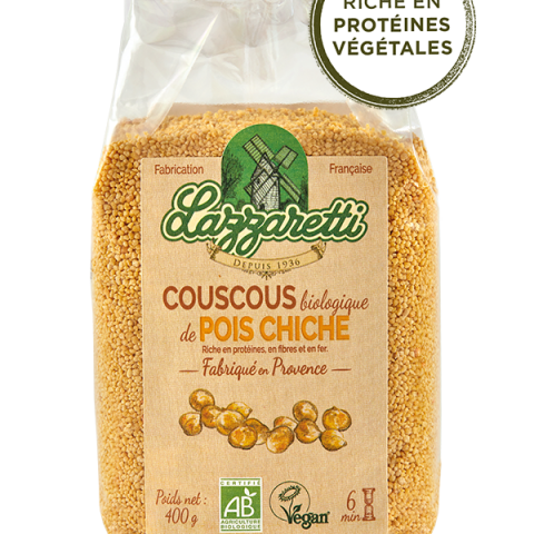 Farine de Pois Chiche Bio - Origine France, 22% de protéines
